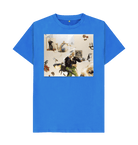 Bright Blue Printed T-shirt Front