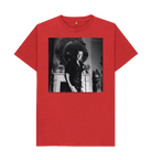 Red Printed T-shirt Front