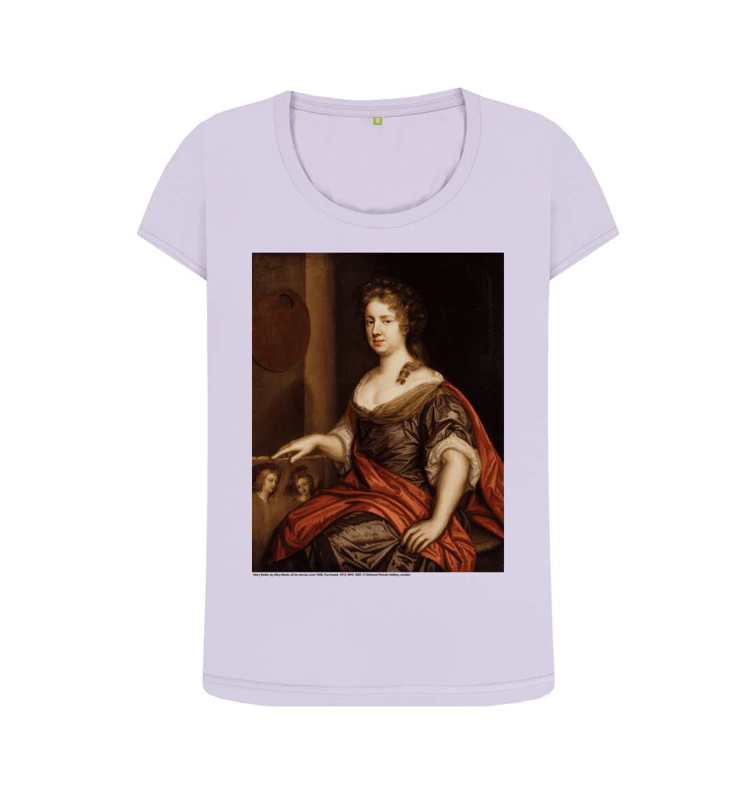 Violet printed t shirt front