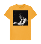 Mustard Printed T-shirt Front