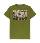 Moss Green Printed T-shirt Front