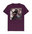 Purple Printed T-shirt Front