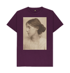 Purple Printed T-shirt Front