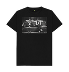 Black Printed T-shirt Front