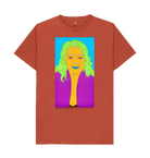 Rust Printed T-shirt Front