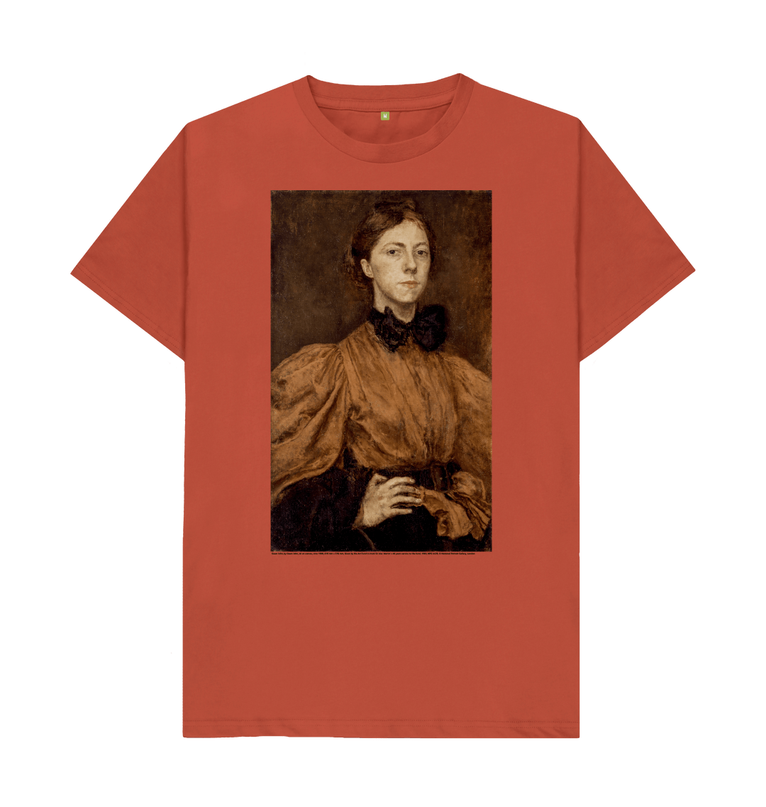 Rust printed t shirt front