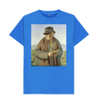 Bright Blue Printed T-shirt Front