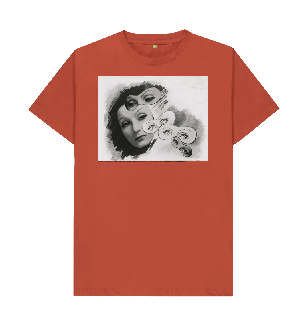 Rust printed t shirt front