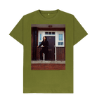 Moss Green Printed T-shirt Front