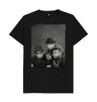 Black Printed T-shirt Front