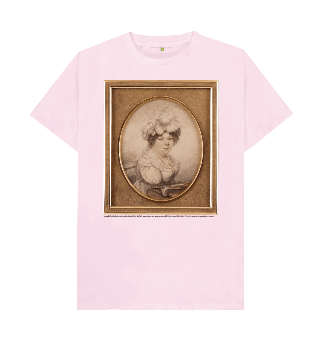 Pink printed t shirt front