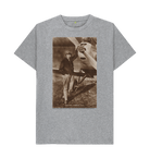 Athletic Grey Printed T-shirt Front