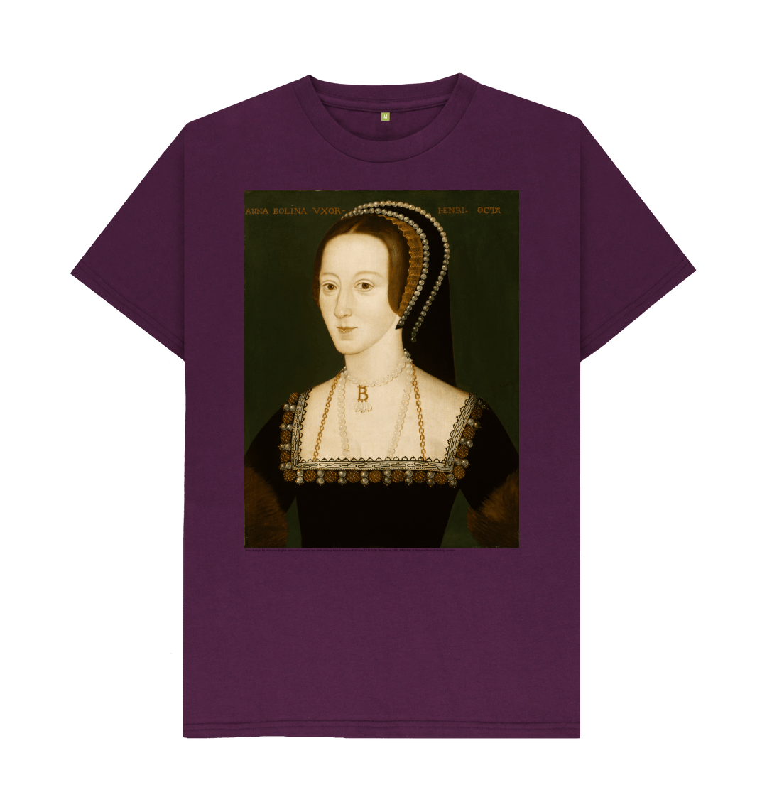 Purple printed t shirt front