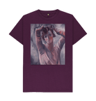 Purple Printed T-shirt Front