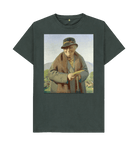 Dark Grey Printed T-shirt Front