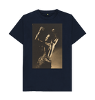 Navy Blue Printed T-shirt Front