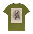 Moss Green Printed T-shirt Front