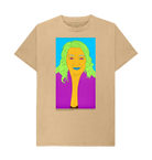 Sand Printed T-shirt Front