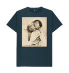 Denim Blue Printed T-shirt Front
