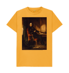 Mustard Printed T-shirt Front