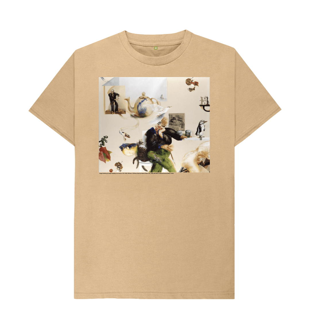 Sand printed t shirt front