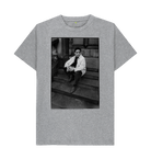 Athletic Grey Printed T-shirt Front