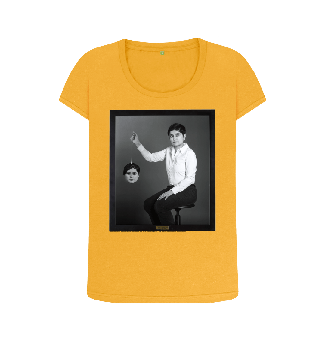 Mustard printed t shirt front