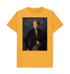 Mustard Printed T-shirt Front