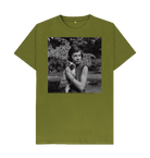 Moss Green Printed T-shirt Front