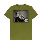 Moss Green Printed T-shirt Front