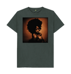 Dark Grey Printed T-shirt Front