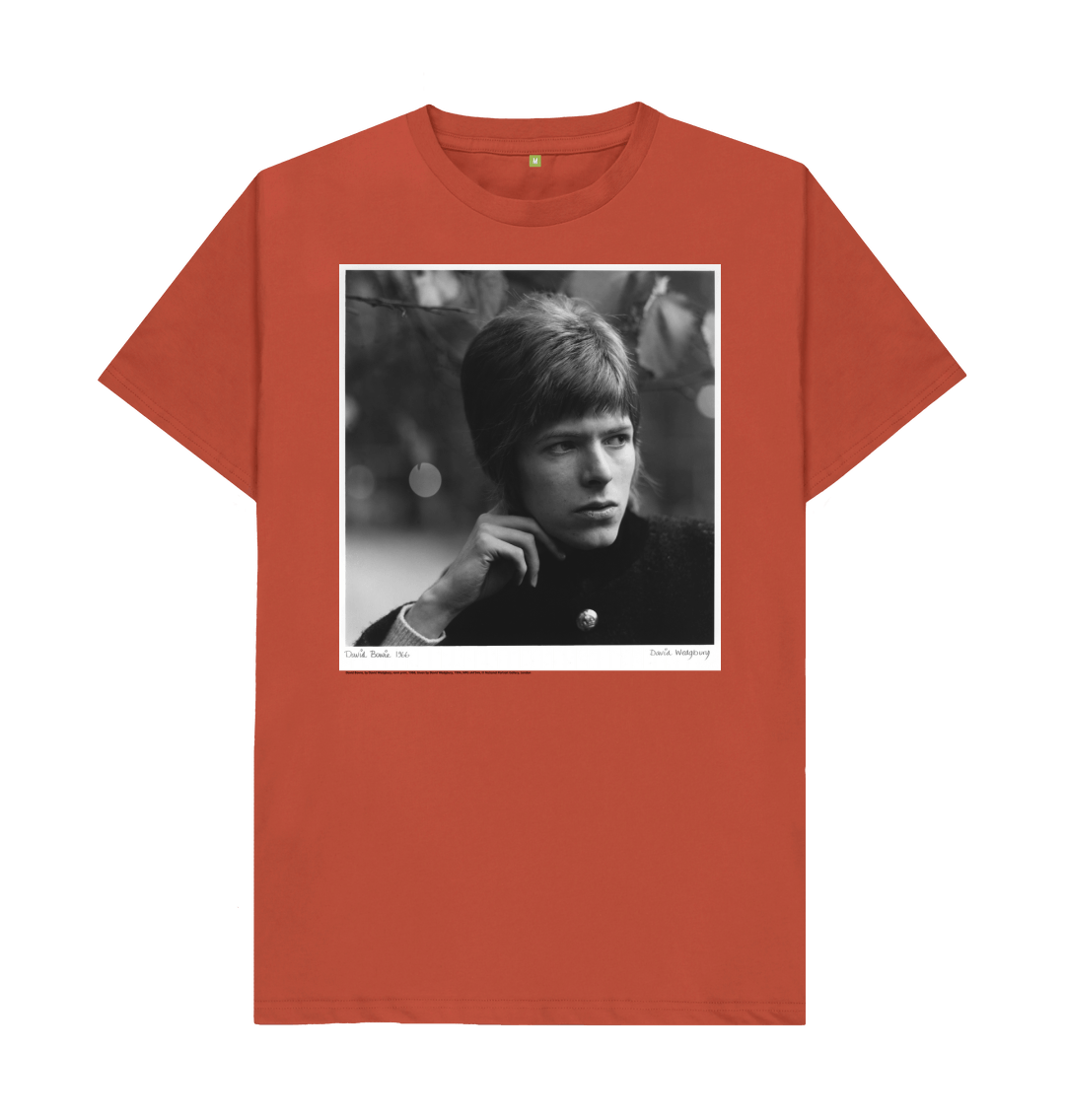 Rust printed t shirt front