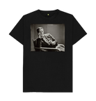 Black Printed T-shirt Front