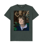 Dark Grey Printed T-shirt Front