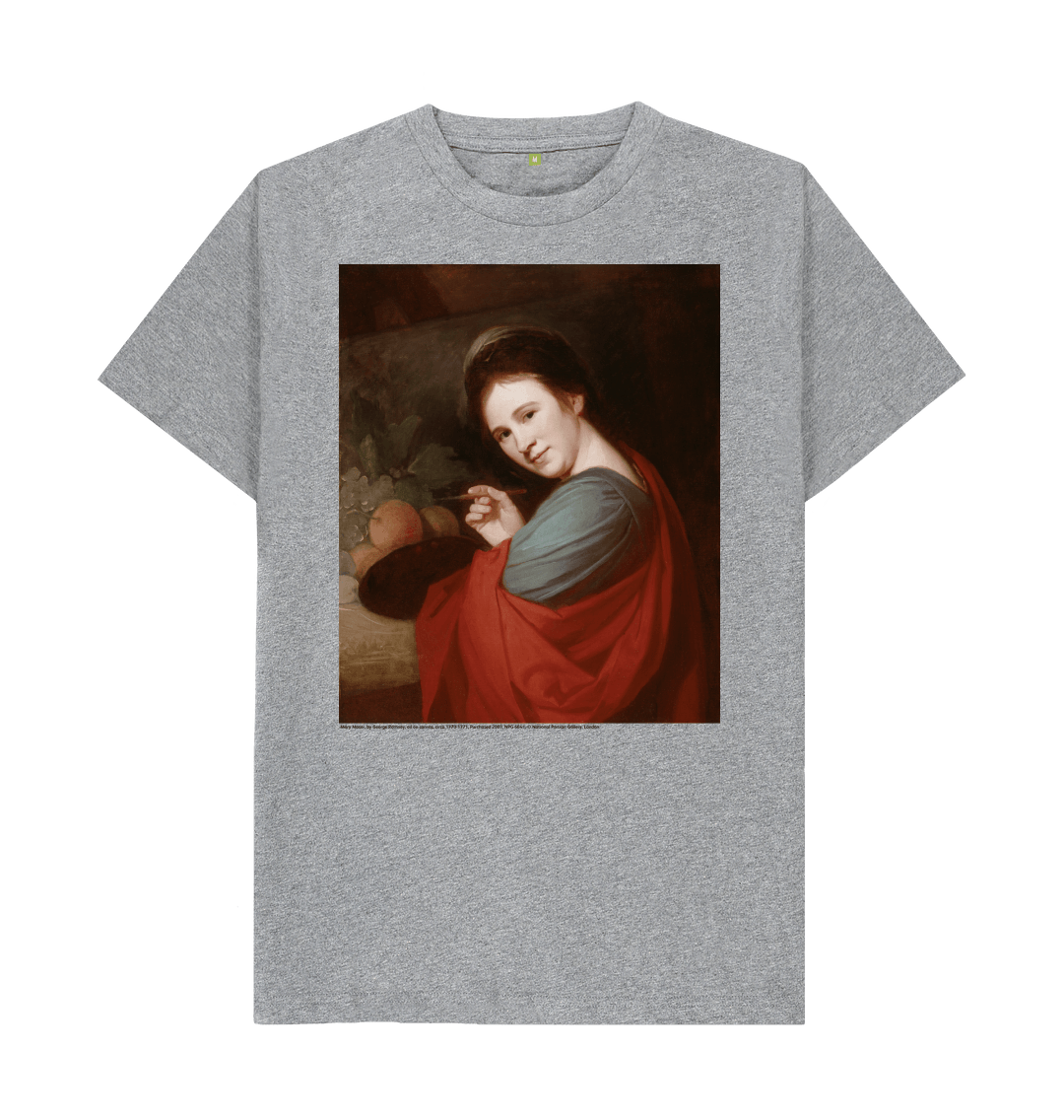 Athletic grey printed t shirt front