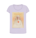 Violet Printed T-shirt Front