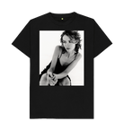 Black Printed T-shirt Front