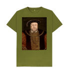 Moss Green Printed T-shirt Front