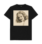 Black Printed T-shirt Front