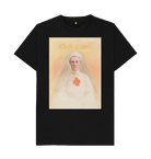 Black Printed T-shirt Front