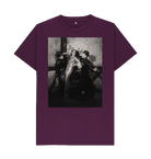 Purple Printed T-shirt Front