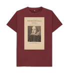 Red Wine Printed T-shirt Front