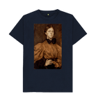 Navy Blue Printed T-shirt Front