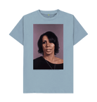Stone Blue Printed T-shirt Front