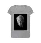 Athletic Grey Printed T-shirt Front