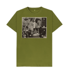 Moss Green Printed T-shirt Front