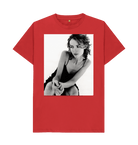 Red Printed T-shirt Front