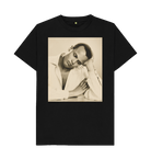 Black Printed T-shirt Front