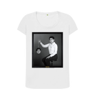 White Printed T-shirt Front