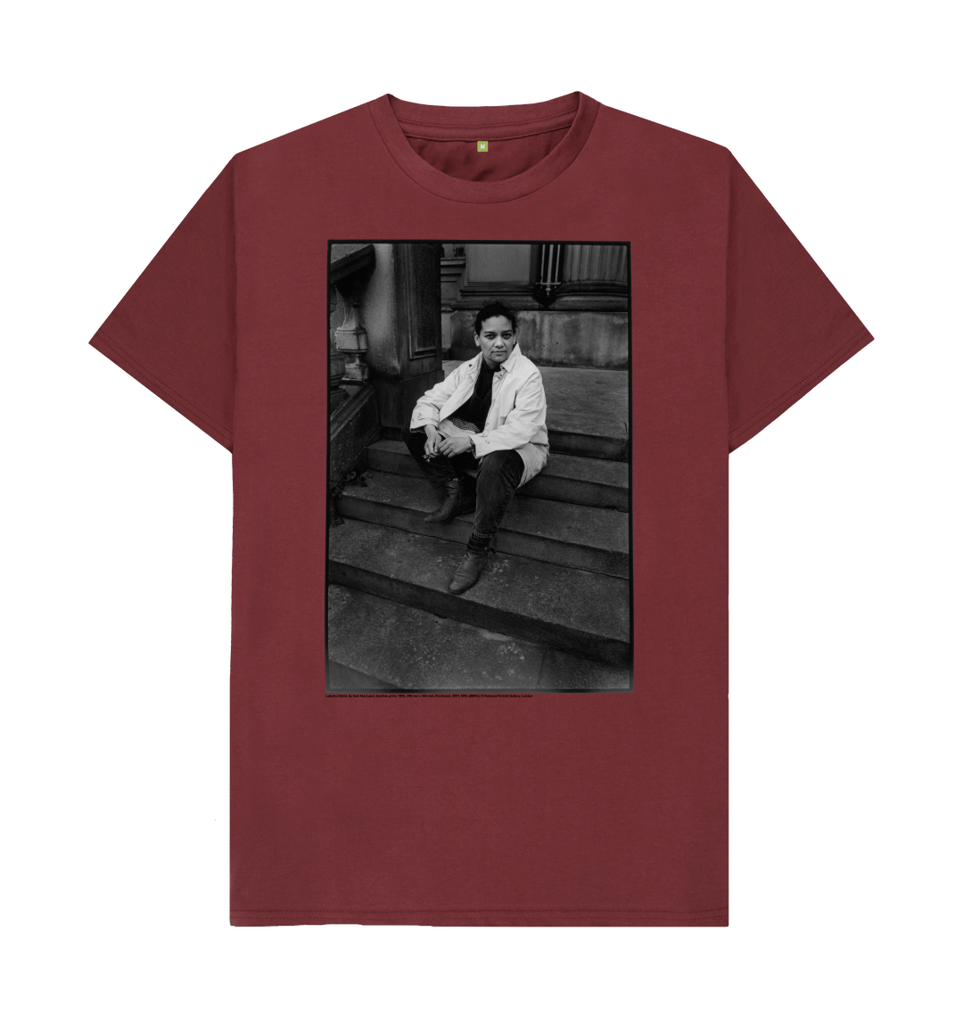 Red wine printed t shirt front